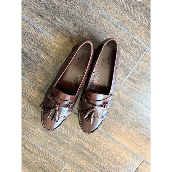 GH Bass Brompton tassel brown loafer 9M - Picture 3 of 9